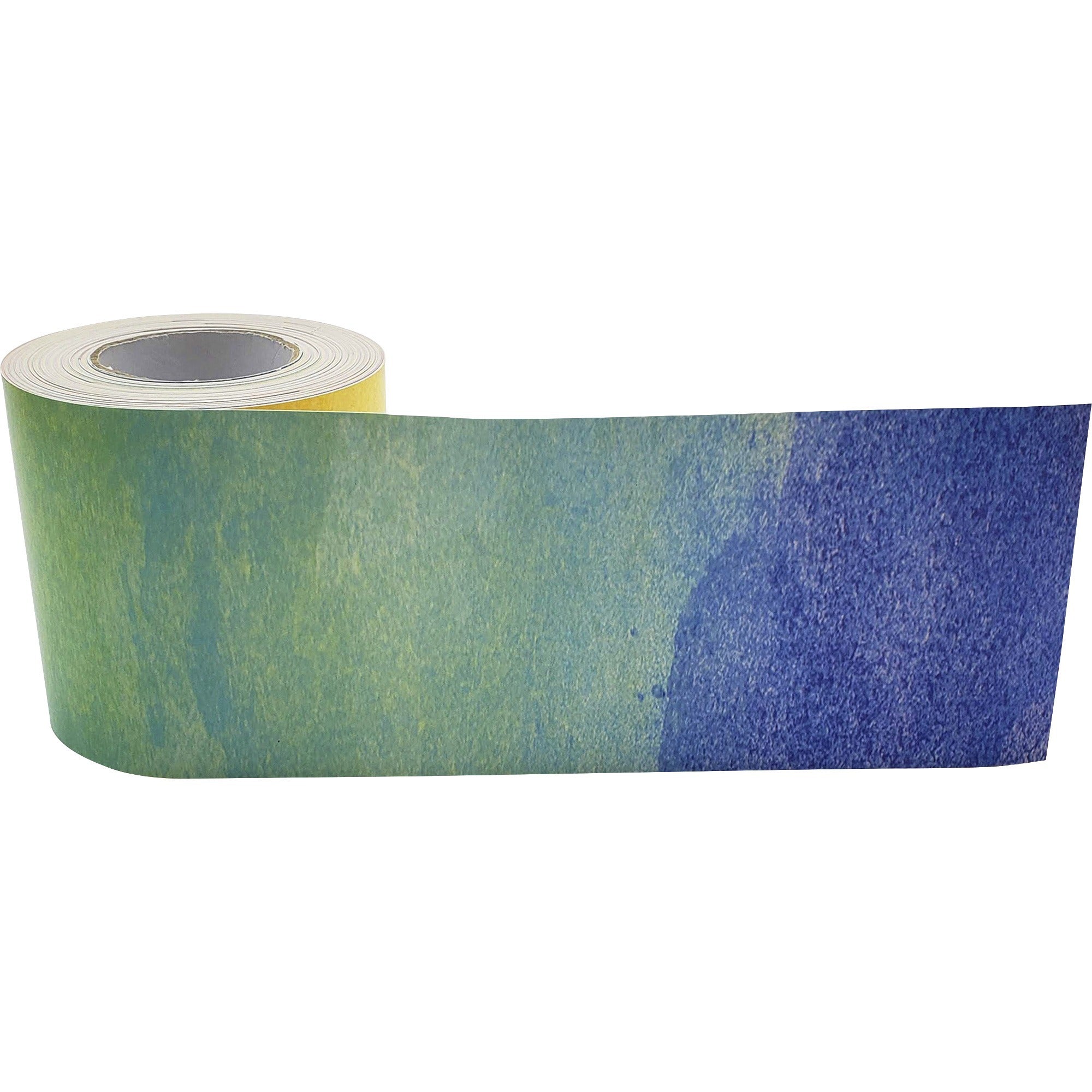 Watercolor Straight Rolled Border Trim