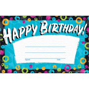 "Happy Birthday" - 8.5" Width - Multicolor - 30 / Pack