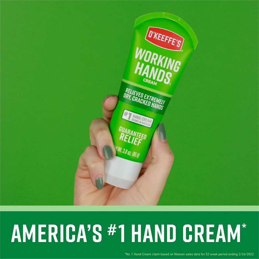 O'Keeffe's Working Hands Hand Cream - Cream - 3 fl oz - For Dry Skin - Applicable on Hand - Cracked/Scaly Skin - Moisturising, Hypoallergenic - 1 Each