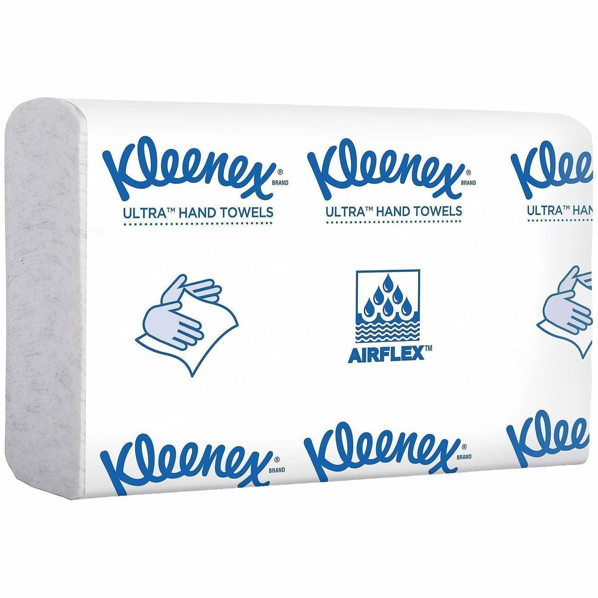 Multifold - 7.50" Width x 9.40" Length - Embossed Kleenex Brand Logo - White - 150/Pack - 1 Carton
