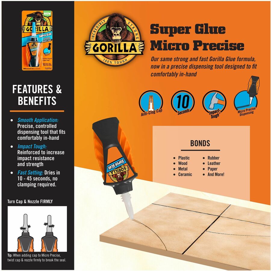 Gorilla Micro Precise Super Glue