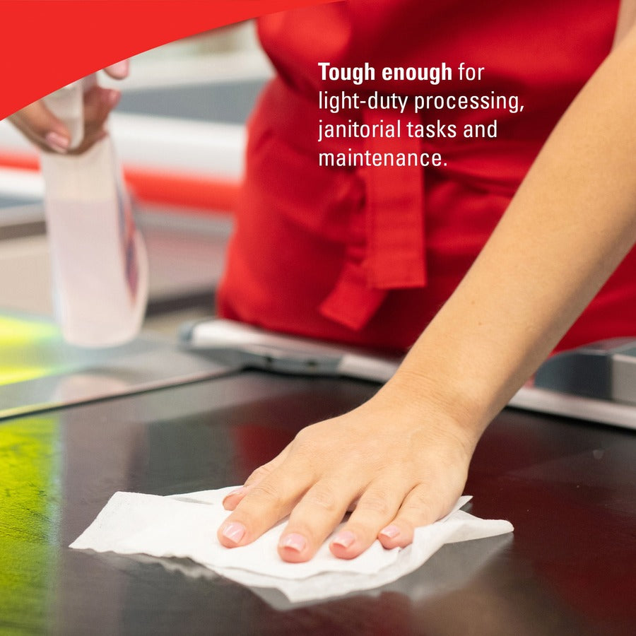 Wypall General Clean L30 Heavy Cleaning Towels - 10" Width x 9.80" Length - White - 120/Box - 1 Carton
