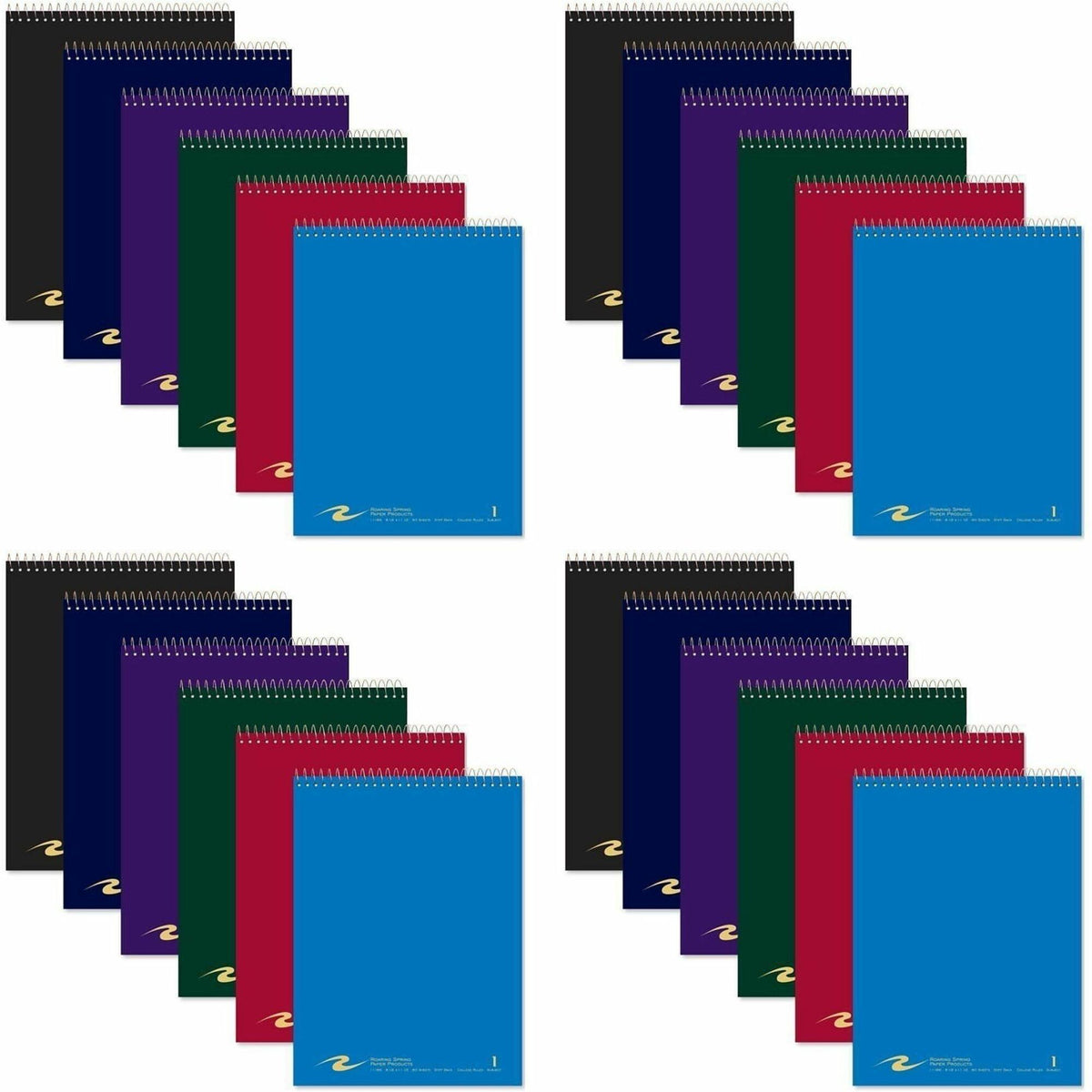 80 Sheets - 160 Pages - Printed - Spiral Bound - Both Side Ruling Surface - Red Margin - 3 Hole(s) - 15 lb Basis Weight - 56 g/m² Grammage - 11 1/2" x 8 1/2" Sheet Size - 0.33" Height x 8.5" Width x 11.5" Length - White Paper - 24 / Carton