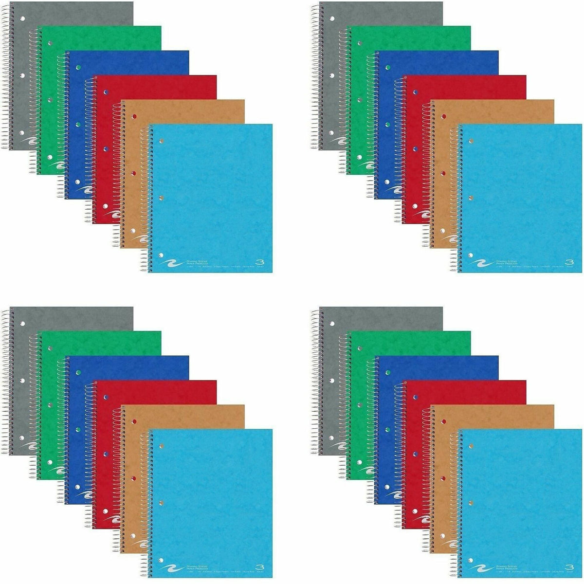 120 Sheets - 240 Pages - Printed - Spiral Bound - Both Side Ruling Surface - Red Margin - 3 Hole(s) - 15 lb Basis Weight - 56 g/m² Grammage - 11" x 9" Sheet Size - 0.50" Height x 9" Width x 11" Length - White Paper - 24 / Carton
