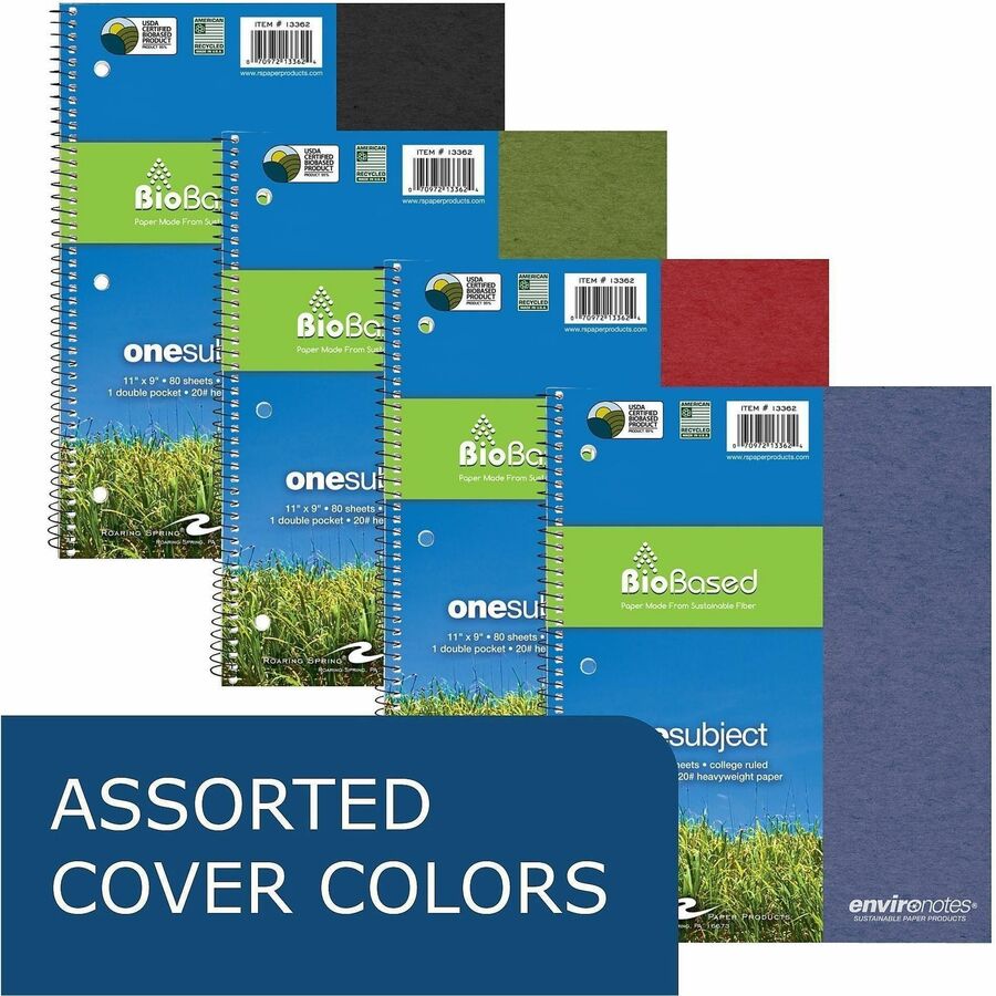Roaring Spring EnviroNotes 1-Subject Notebook