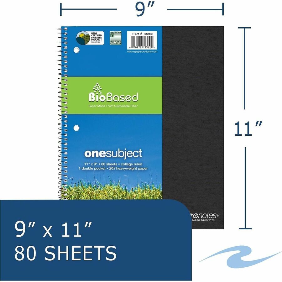 Roaring Spring EnviroNotes 1-Subject Notebook