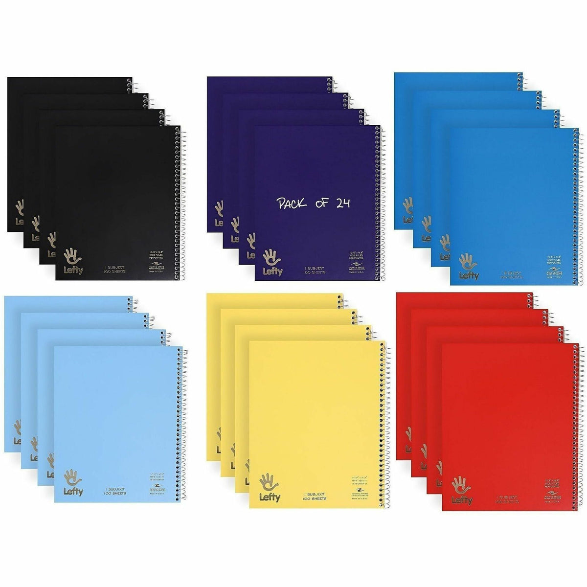 100 Sheets - 200 Pages - Printed - Spiral Bound - Both Side Ruling Surface - Red Margin - 3 Hole(s) - 15 lb Basis Weight - 56 g/m² Grammage - 10 1/2" x 8 1/2" Sheet Size - 0.50" Height x 8.5" Width x 10.5" Length - White Paper - 1 Carton