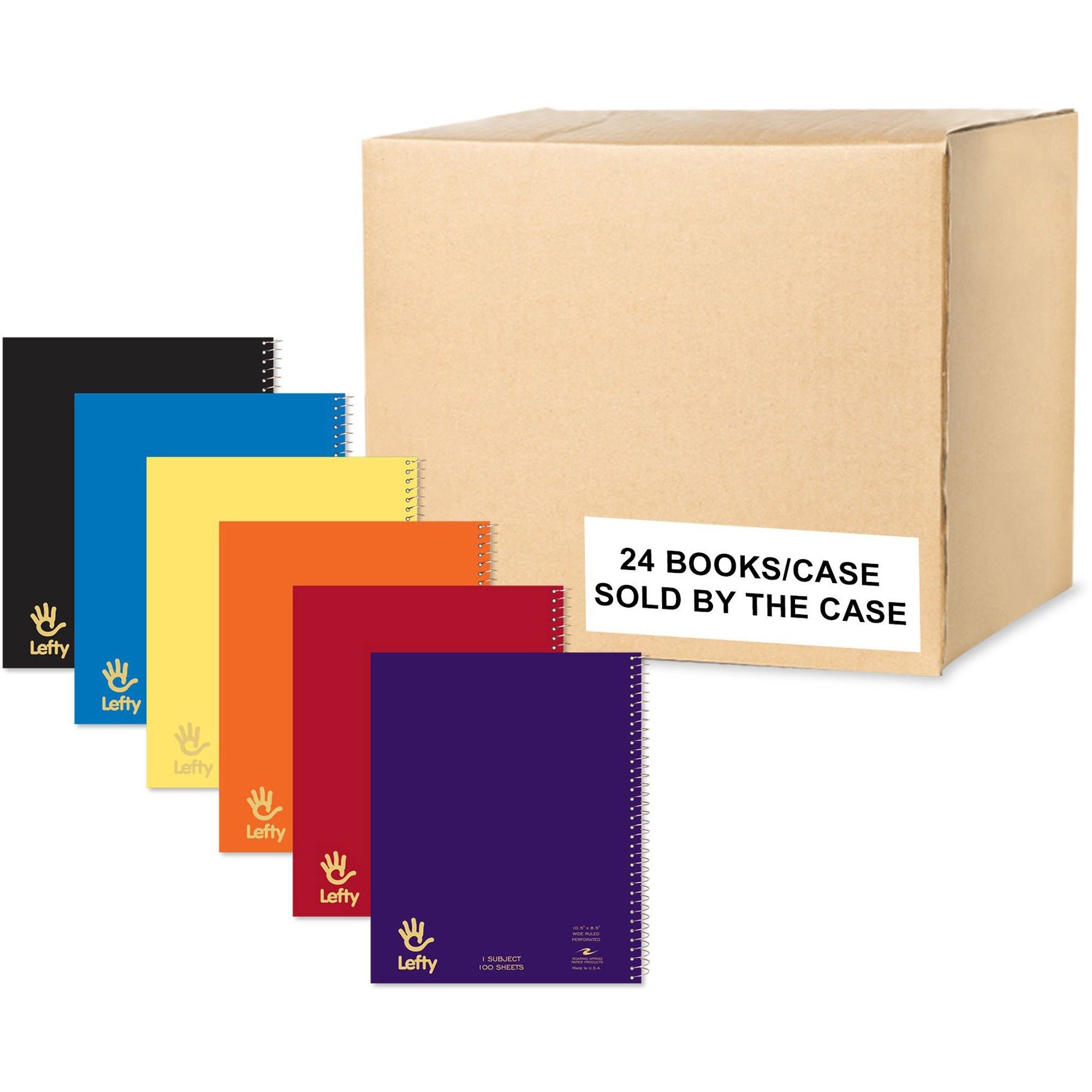 100 Sheets - 200 Pages - Printed - Spiral Bound - Both Side Ruling Surface - Red Margin - 3 Hole(s) - 15 lb Basis Weight - 56 g/m² Grammage - 10 1/2" x 8 1/2" Sheet Size - 0.50" Height x 8.5" Width x 10.5" Length - White Paper - 1 Carton