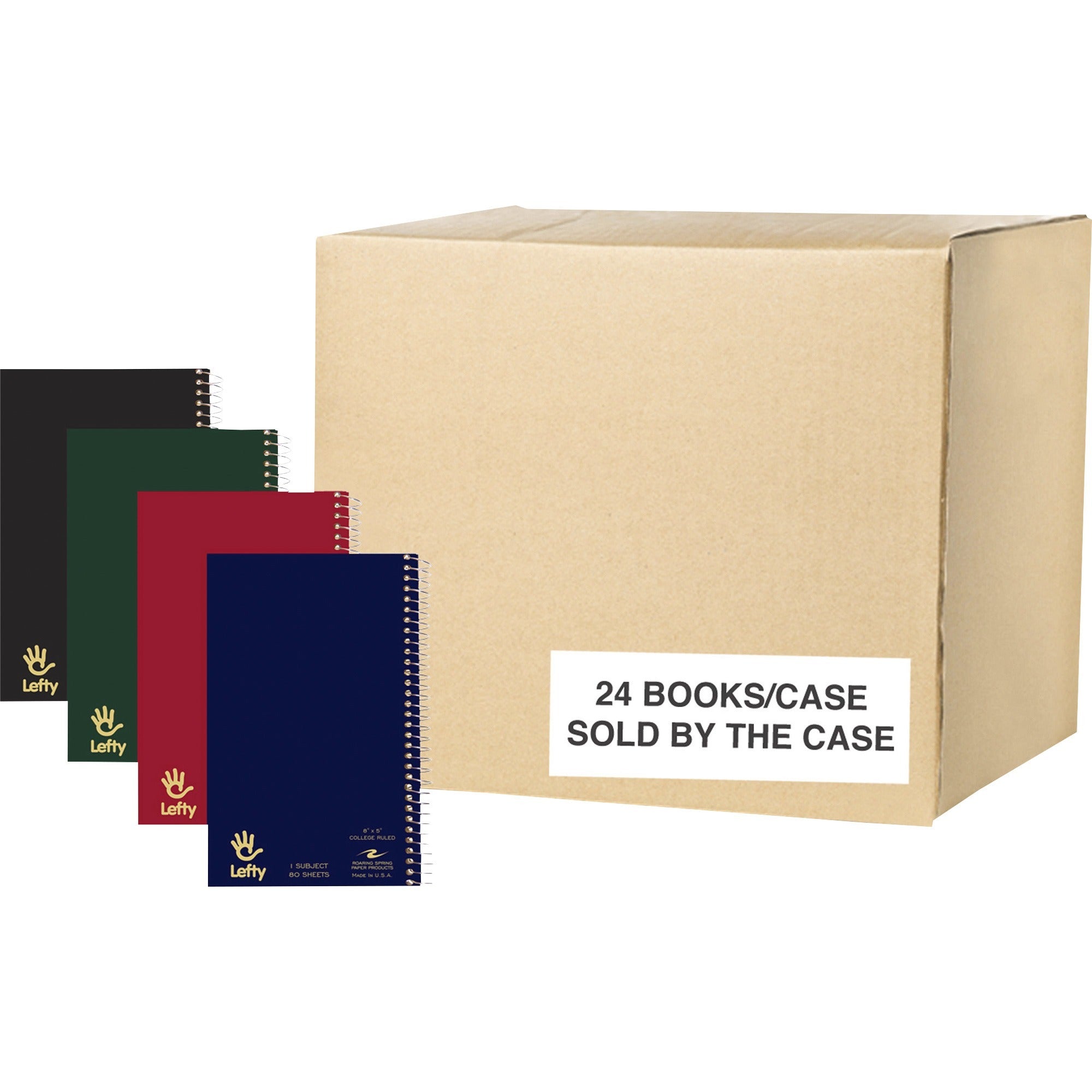 80 Sheets - 160 Pages - Printed - Spiral Bound - Both Side Ruling Surface - 15 lb Basis Weight - 56 g/m² Grammage - 8" x 5" Sheet Size - 0.30" Height x 5" Width x 8" Length - White Paper - 1 Carton