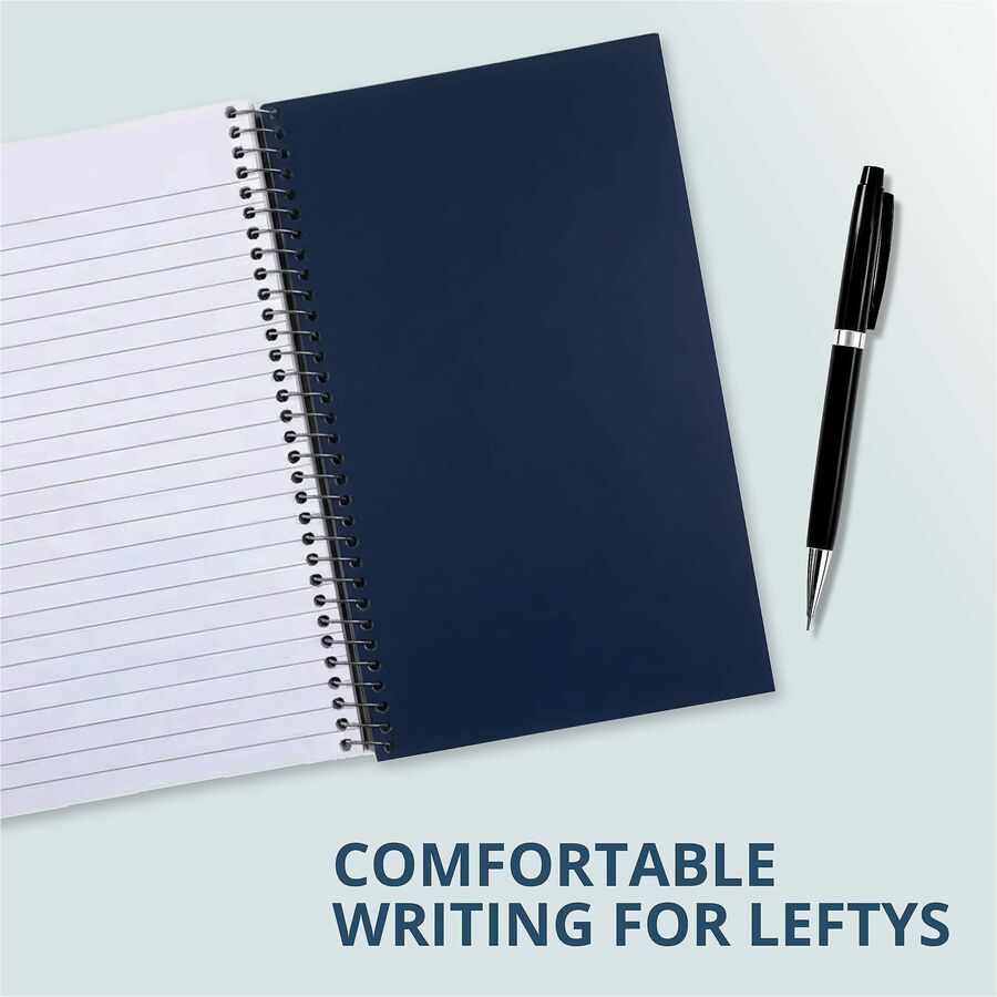 80 Sheets - 160 Pages - Printed - Spiral Bound - Both Side Ruling Surface - 15 lb Basis Weight - 56 g/m² Grammage - 8" x 5" Sheet Size - 0.30" Height x 5" Width x 8" Length - White Paper - 1 Carton
