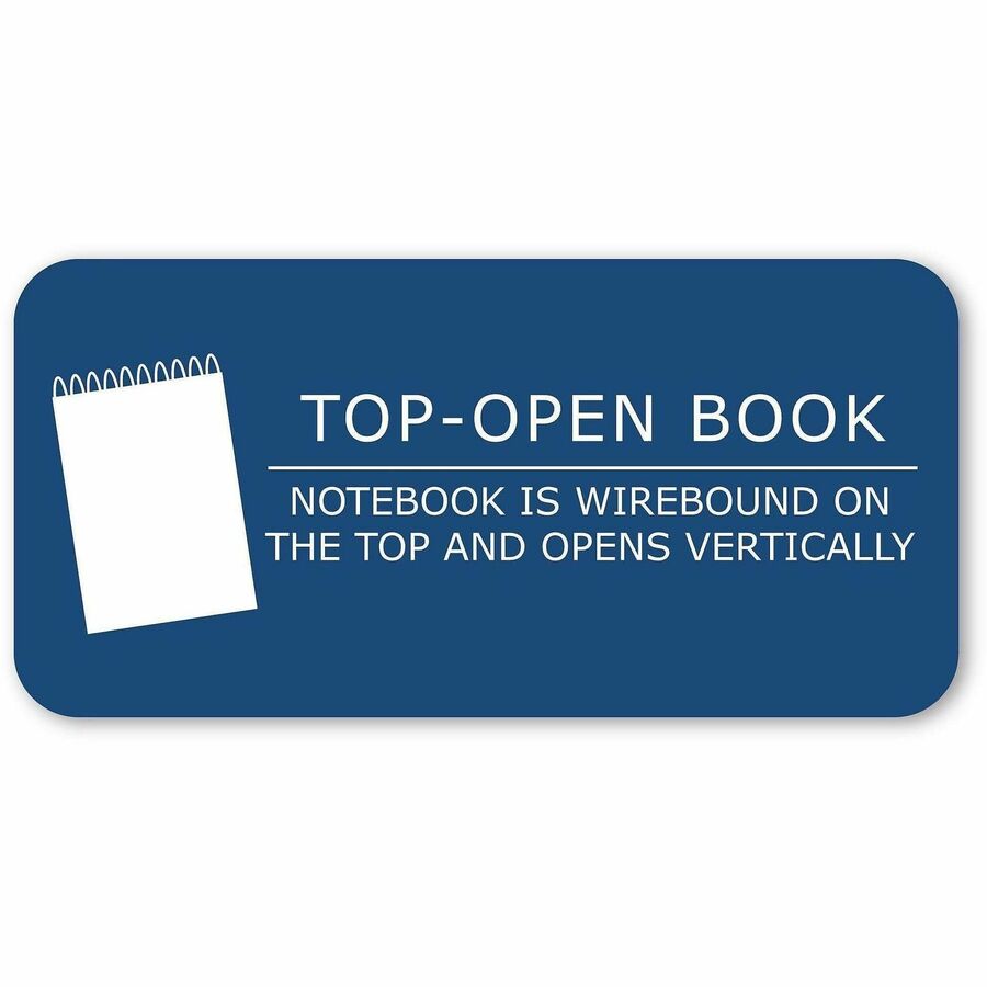 75 Sheets - 150 Pages - Printed - Spiral Bound - Both Side Ruling Surface - 1 Hole(s) - 15 lb Basis Weight - 56 g/m² Grammage - 5" x 3" Sheet Size - 0.30" Height x 3" Width x 5" Length - White Paper - 1 Carton