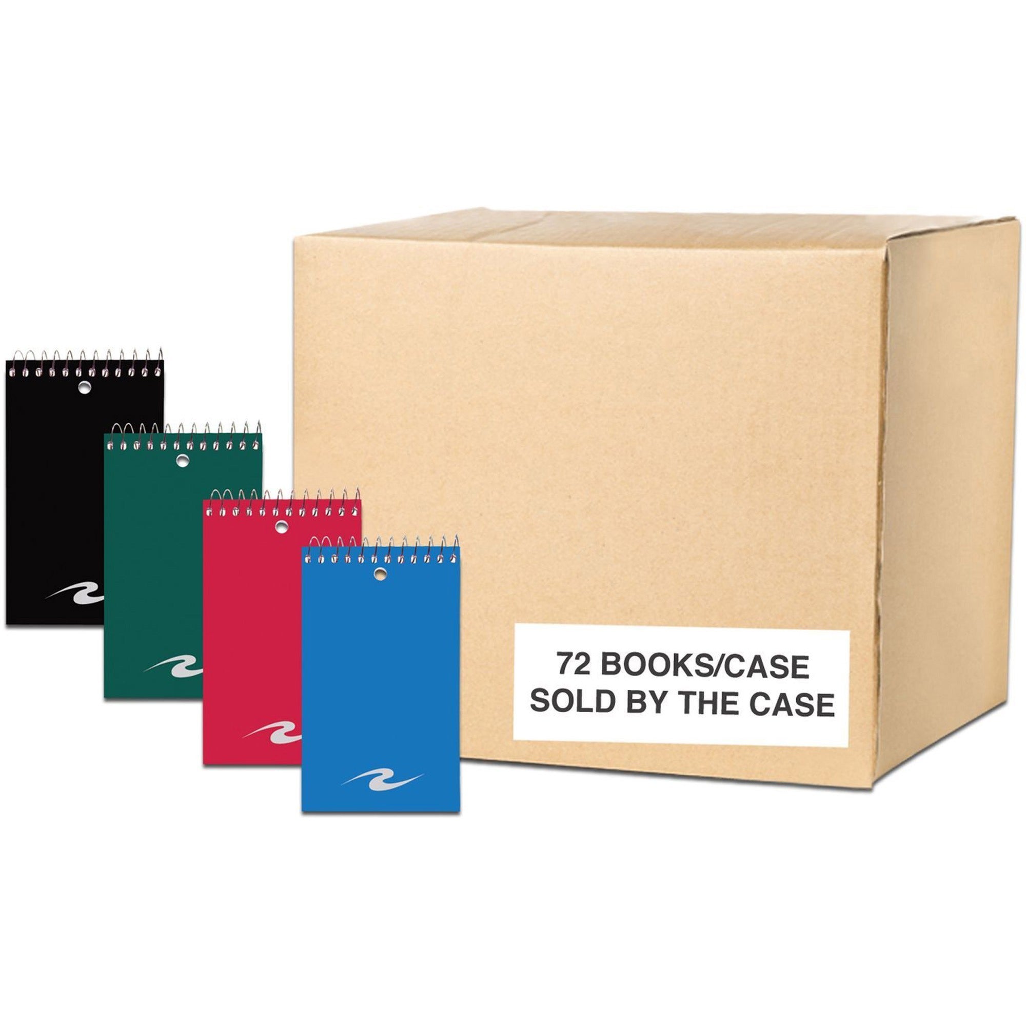 75 Sheets - 150 Pages - Printed - Spiral Bound - Both Side Ruling Surface - 1 Hole(s) - 15 lb Basis Weight - 56 g/m² Grammage - 5" x 3" Sheet Size - 0.30" Height x 3" Width x 5" Length - White Paper - 1 Carton