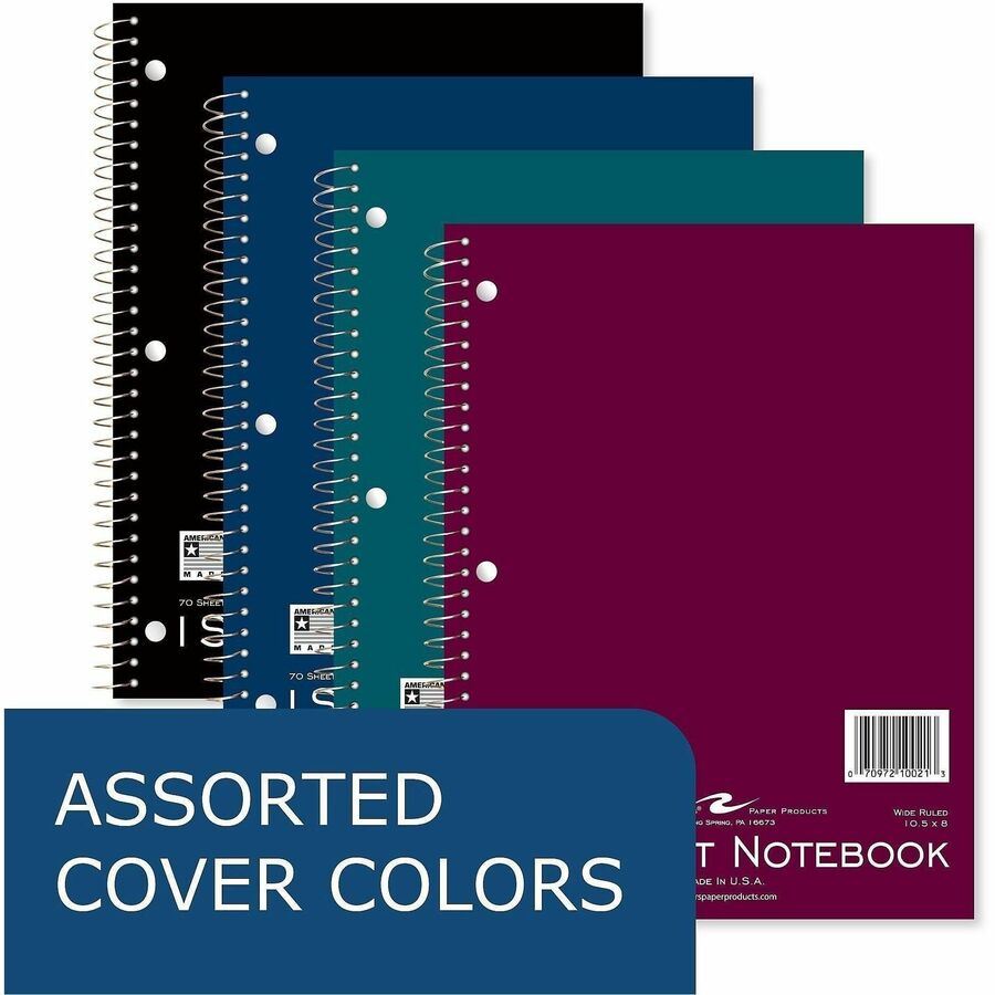 Roaring Spring Wide Ruled One Subject Spiral Notebook