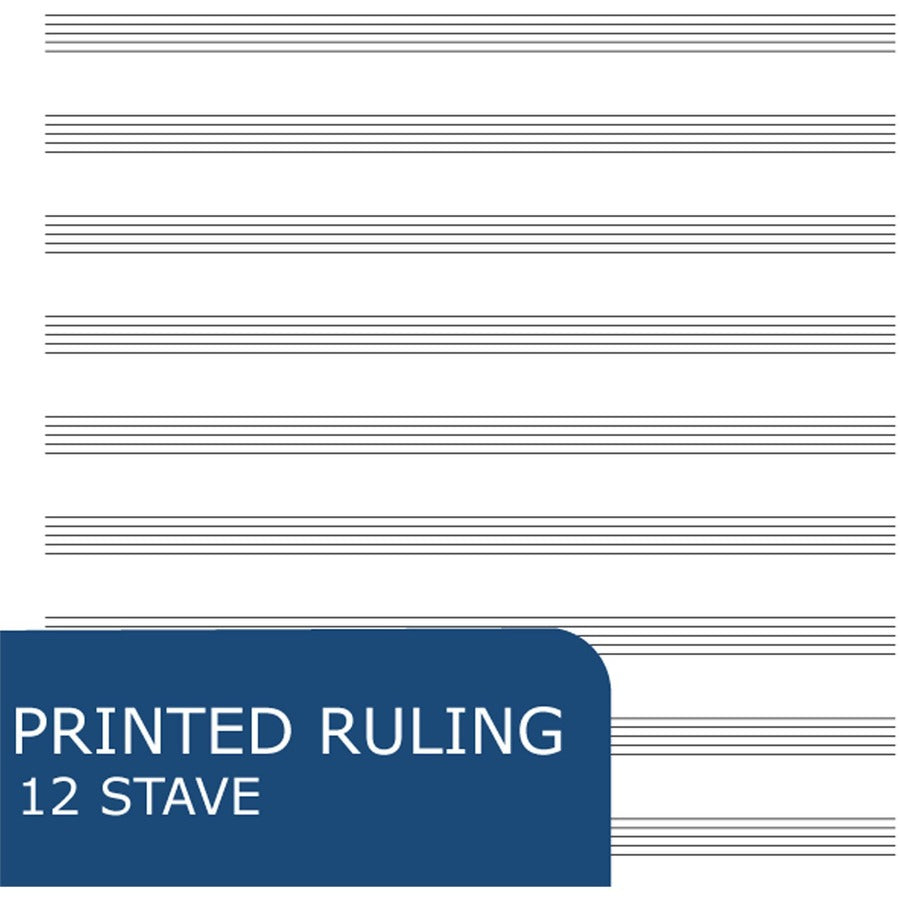 32 Sheets - 64 Pages - Printed - Spiral Bound - Both Side Ruling Surface - 32 lb Basis Weight - 119 g/m² Grammage - 11" x 8 1/2" Sheet Size - 0.30" Height x 8.5" Width x 11" Length - White Paper - Board Cover - 24 / Carton