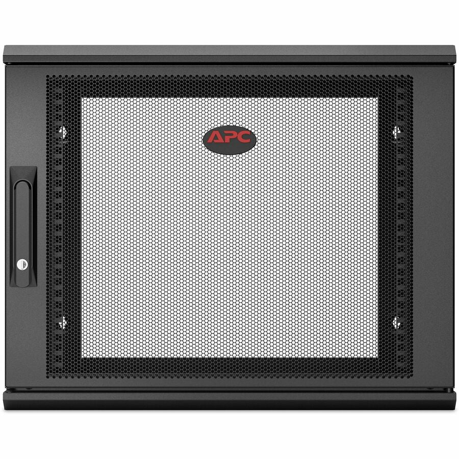 APC by Schneider Electric NetShelter WX 9U Single Hinged Wall-mount Enclosure 400mm Deep