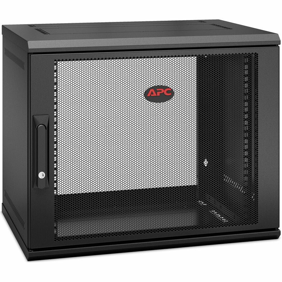 APC by Schneider Electric NetShelter WX 9U Single Hinged Wall-mount Enclosure 400mm Deep