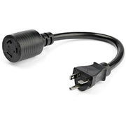 StarTech.com 1 ft. Power Adapter Cord - NEMA-L5-20R to NEMA-5-20P