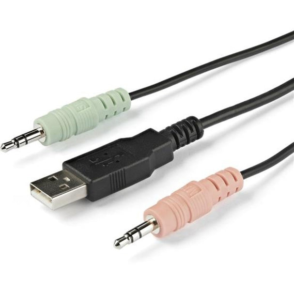 StarTech.com 2-Port HDMI KVM Switch with Built-In Cables - USB 4K 60Hz