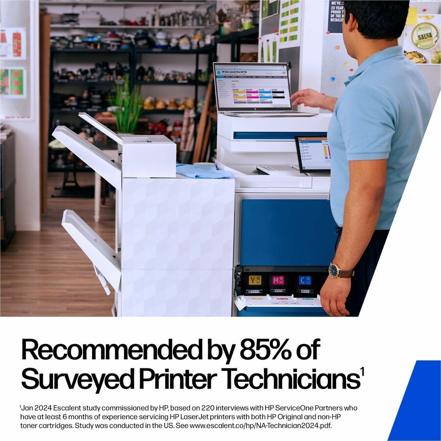 HP 201A Original Laser Toner Cartridge - Combo Pack - Black, Cyan, Magenta, Yellow - 4 / Carton