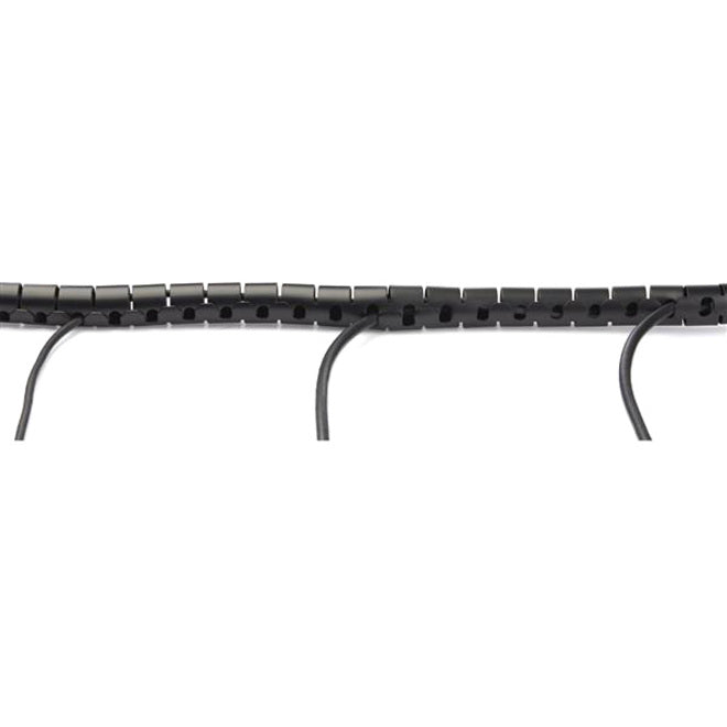 StarTech.com Cable-Management Sleeve, Black, Polyethylene, 98.43" Length, 1 Each