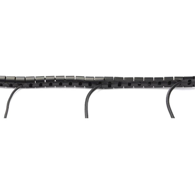 StarTech.com Cable-Management Sleeve, Black, Polyethylene, 98.43" Length, 1 Each