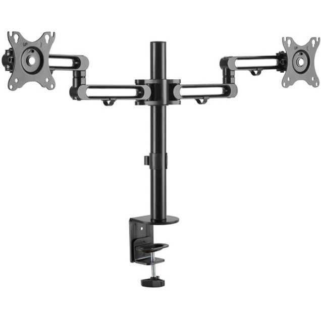 StarTech.com Desk Mount for Monitor - Black - 2 Display(s) Supported - 32" Screen Support - 35.27 lb Load Capacity - 75 x 75, 100 x 100 - Aluminum - 1 Each