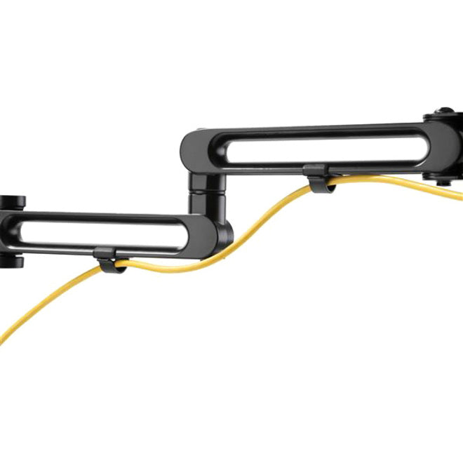 StarTech.com Desk Mount for Monitor - Black - 2 Display(s) Supported - 32" Screen Support - 35.27 lb Load Capacity - 75 x 75, 100 x 100 - Aluminum - 1 Each