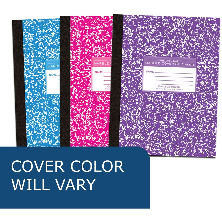 80 Sheets - 160 Pages - Printed - Sewn/Tapebound - Both Side Ruling Surface - Red Margin - 15 lb Basis Weight - 56 g/m² Grammage - 10 1/4" x 7 7/8" Sheet Size - 0.50" Height x 7.9" Width x 10.3" Length - White Paper - Black Binding - 8 / Carton
