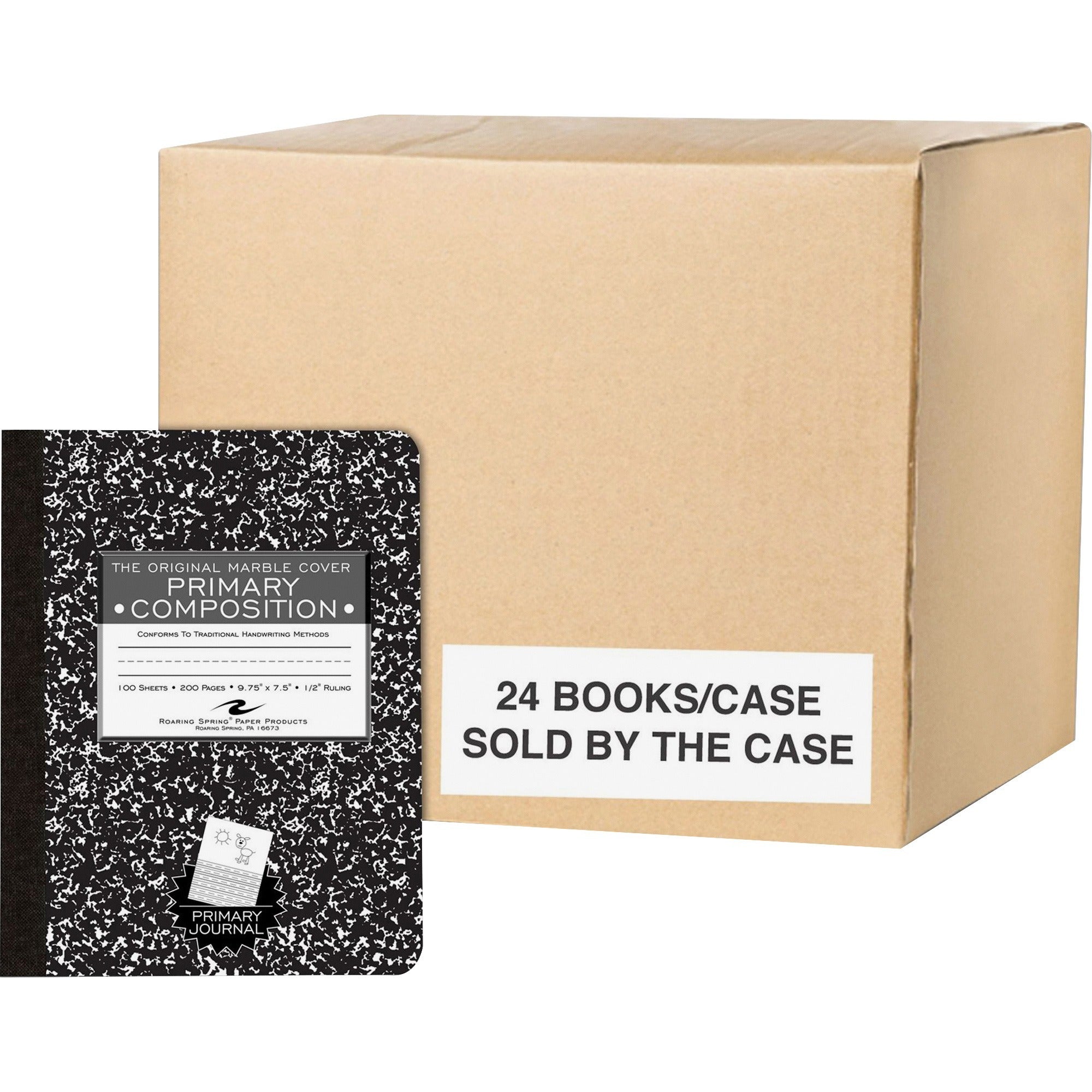 Roaring Spring Marble Comp Picture Story Notebook