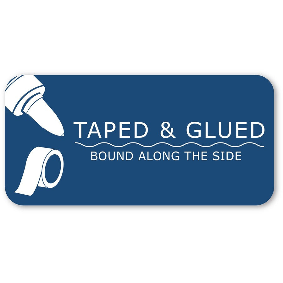 76 Sheets - 152 Pages - Printed - Glued/Tapebound - Both Side Ruling Surface - 20 lb Basis Weight - 75 g/m² Grammage - 11 3/4" x 9 1/4" Sheet Size - 0.33" Height x 9.3" Width x 11.8" Length - Green Paper - Black Binding - 24 / Carton