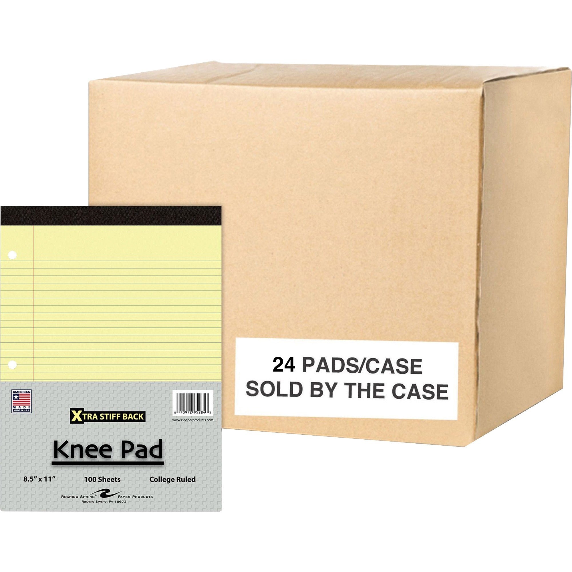 Roaring Spring Xtra Stiff Back Knee Pad Writing Pad