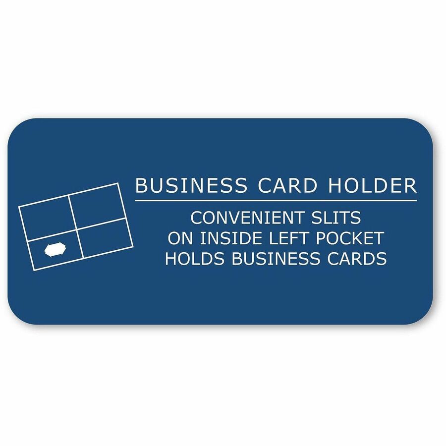 Roaring Spring Letter Pocket Folder - 8 1/2" x 11" - 50 Sheets Capacity - 2 Internal Pocket(s) - 11 pt. - Black - 25/Box - 1 Carton