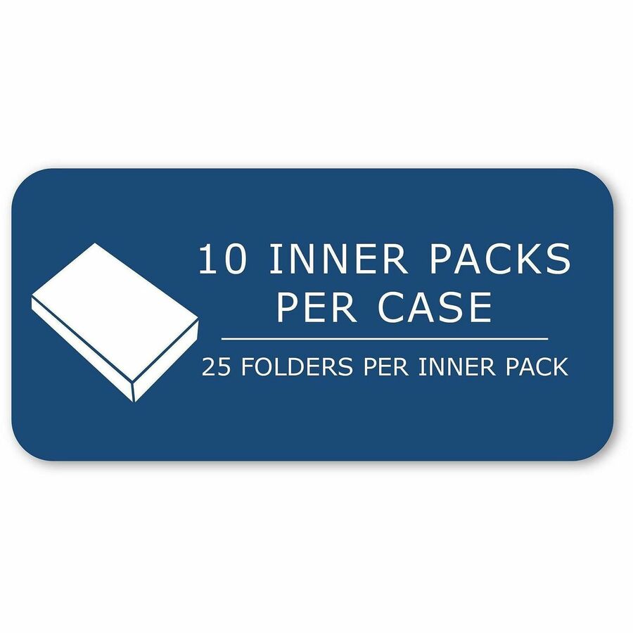 Roaring Spring Letter Pocket Folder - 8 1/2" x 11" - 50 Sheets Capacity - 2 Internal Pocket(s) - 11 pt. - Red - 25/Box - 1 Carton