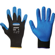 Kleenguard G40 Foam Nitrile Coated Gloves, Medium, Blue/Black, Silicone-Free, Seamless, Abrasion Resistant, Excellent Grip, 12 Pairs/Pack, 5 Packs/Carton