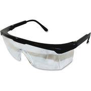 ProGuard Classic 801 Single Lens Safety Eyewear - Universal - Ultraviolet, Impact, Eye Protection - Polycarbonate - Clear Lens - Clear Frame - Scratch Resistant, Adjustable Temple, High Visibility, Wraparound Lens, Comfortable - 12/Box - 12 / Carton