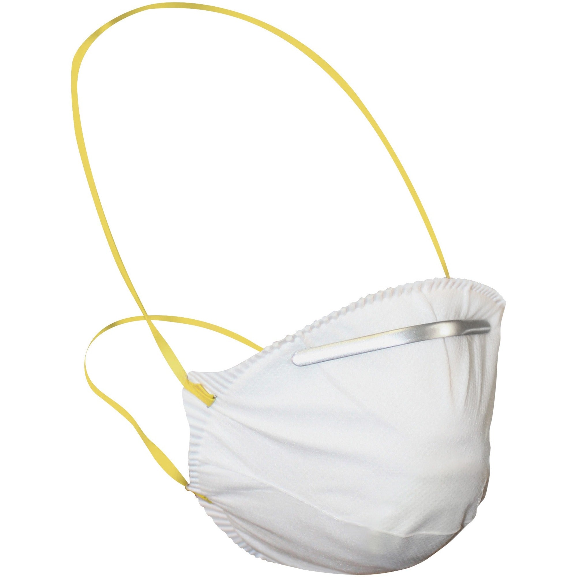 ProGuard Particulate Respirators - Universal - Mist, Dust, Respiratory, Pollen, Dust, Respiratory, Pollen Protection - White - Comfortable, Adjustable Nose-piece, Disposable, Disposable - 20/Box - 12 / Carton