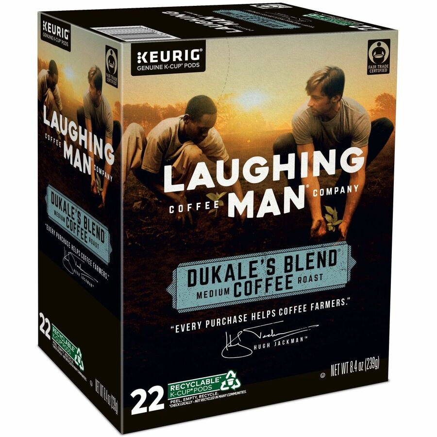 Compatible with Keurig K-Cup Brewer - Medium - K-Cup, Pod - Dukale's Blend, Arabica - Kosher - 22 / Box