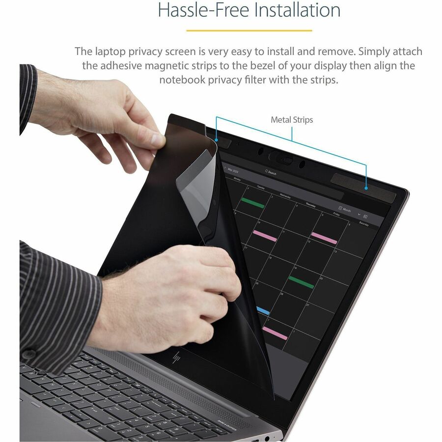 StarTech.com Privacy Screen Filter Black, Transparent