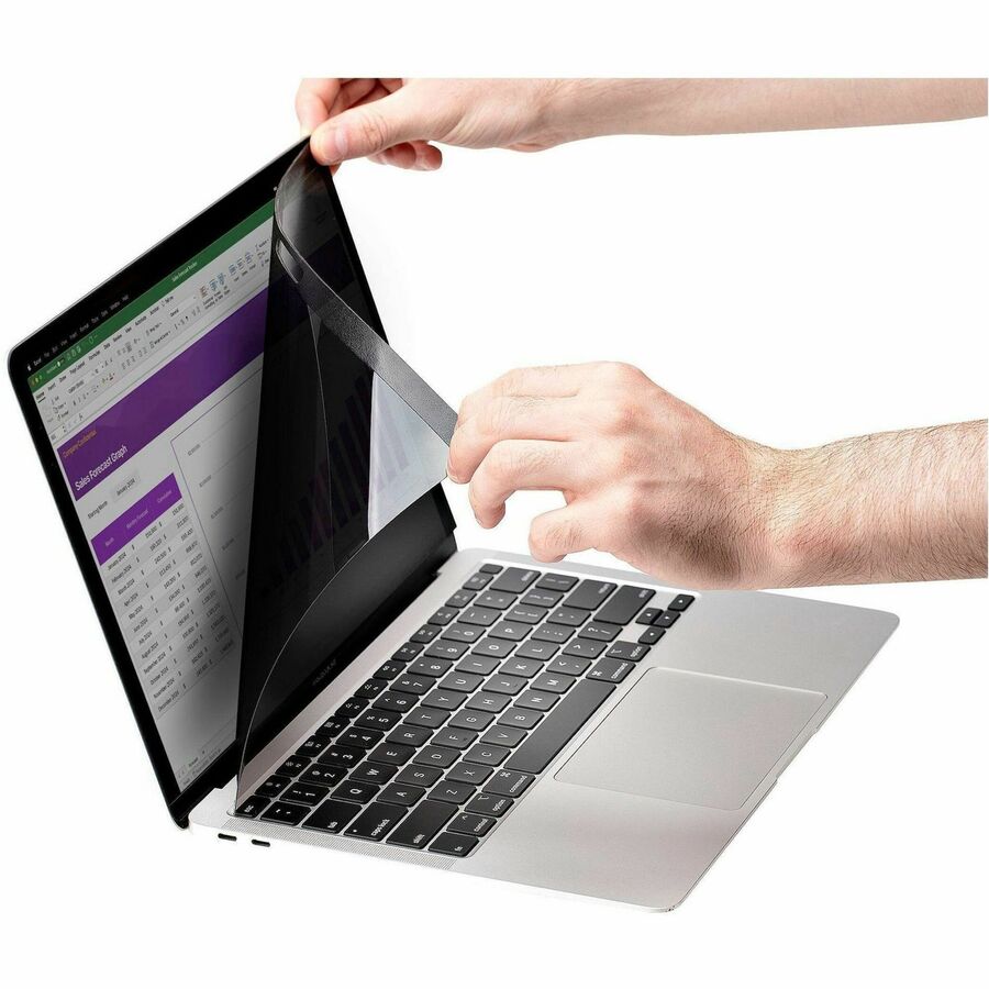 StarTech.com Privacy Screen Filter Transparent - For 15" Widescreen LCD MacBook - 16:10 - Dust Resistant, Scratch Resistant, Fingerprint Resistant - Plastic - Anti-glare - 1 Each - TAA Compliant