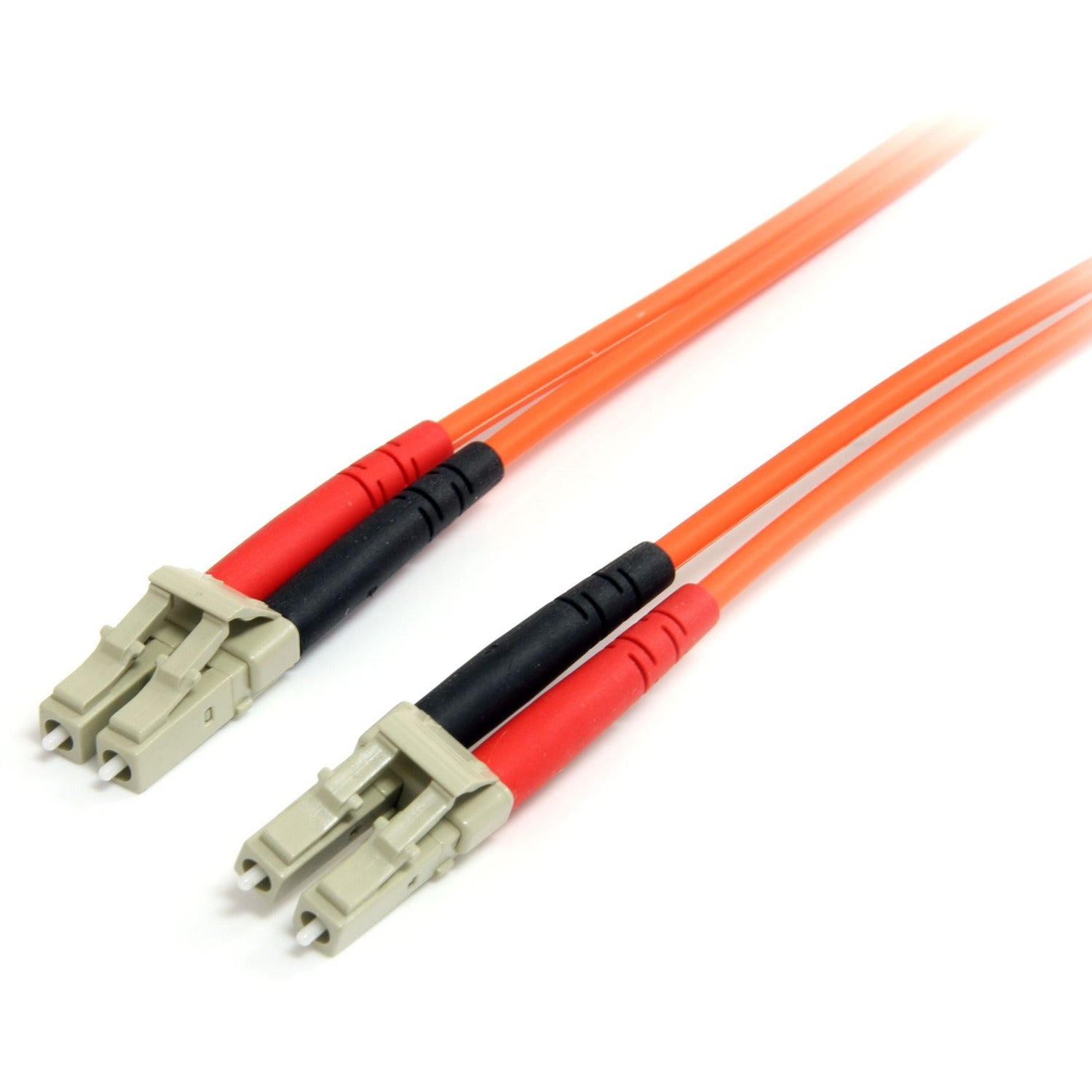 StarTech.com Fiber Optic Duplex Patch Network Cable - 22.97 ft Fiber Optic Network Cable for Network Device - First End: 2 x LC Network - Male - Second End: 2 x LC Network - Male - 10 Gbit/s - Patch Cable - LSZH - 62.5/125 &micro;m - Orange - 1 Each