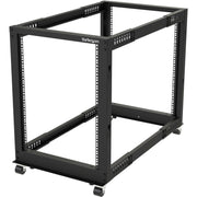 StarTech.com 15U Open Frame Rack - 4 Post - Adjustable Depth