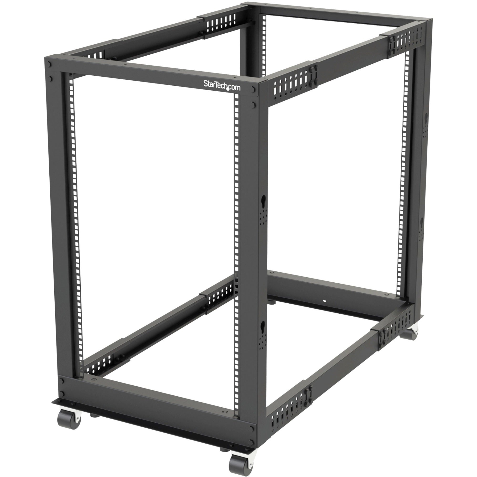 StarTech.com 18U Open Frame Rack - 4 Post - Adjustable Depth
