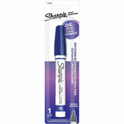 Sharpie Oil-Based Paint Markers - Medium Marker Point - Blue Ink - Oil Based - Metal Barrel - 1 Pack