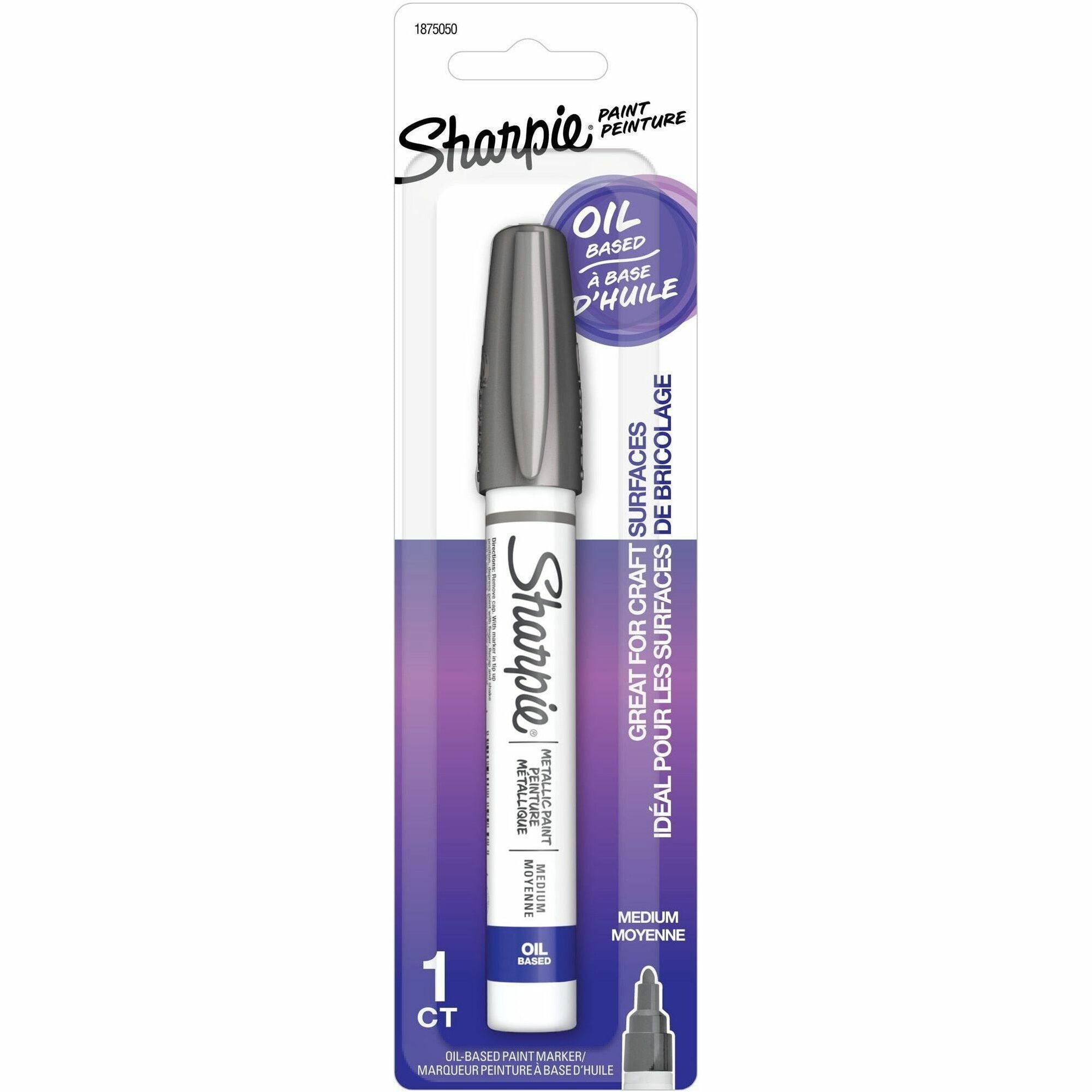 Sharpie Water Based Paint - Silver Ink - Water Based - 1 Pack