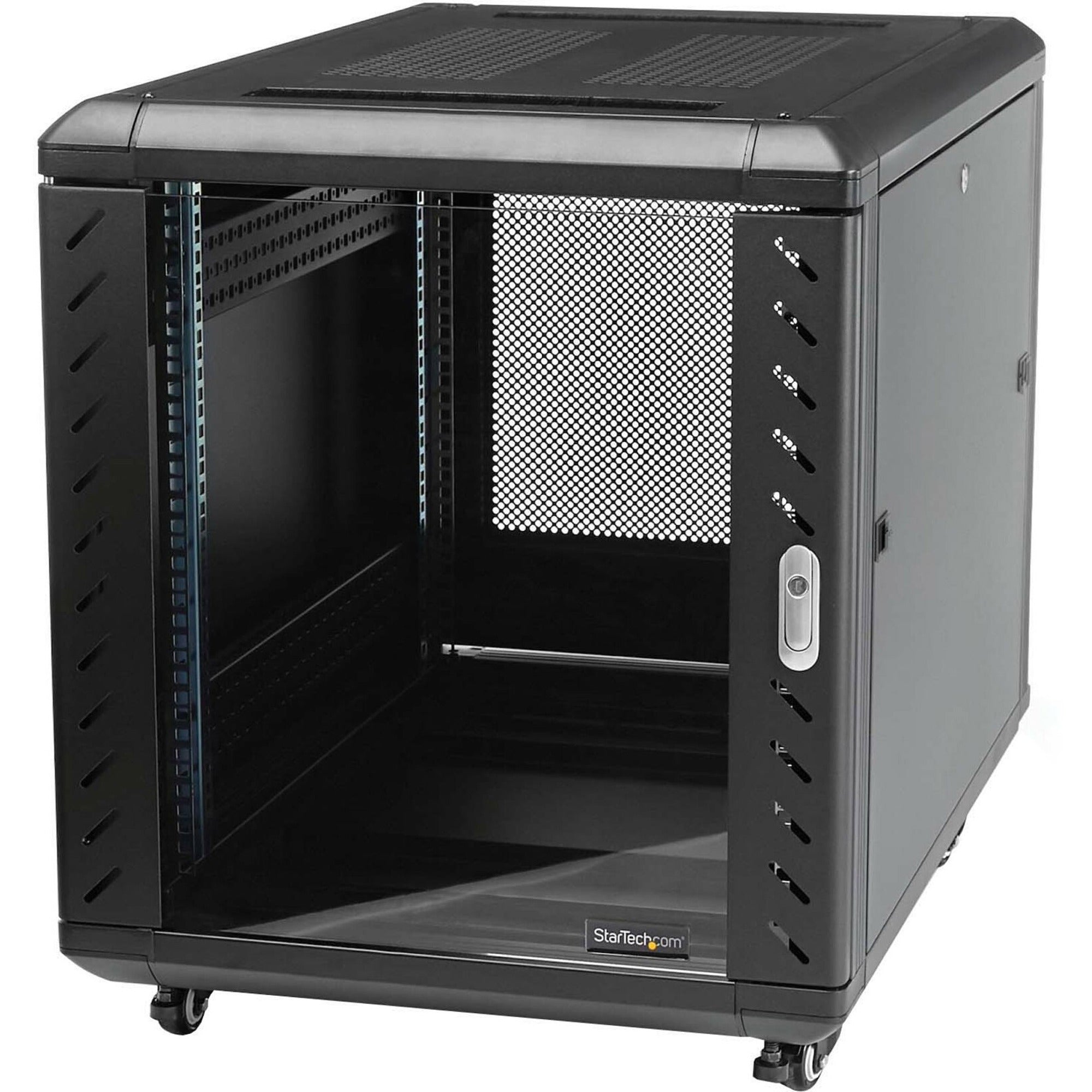 StarTech.com 15U Server Rack Cabinet - Includes Casters and Leveling feet - 32 in. Deep