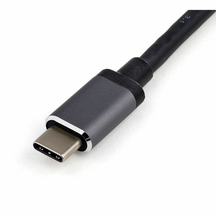 StarTech.com USB-C Multiport Adapter with HDMI or VGA and Longer Attached Cable