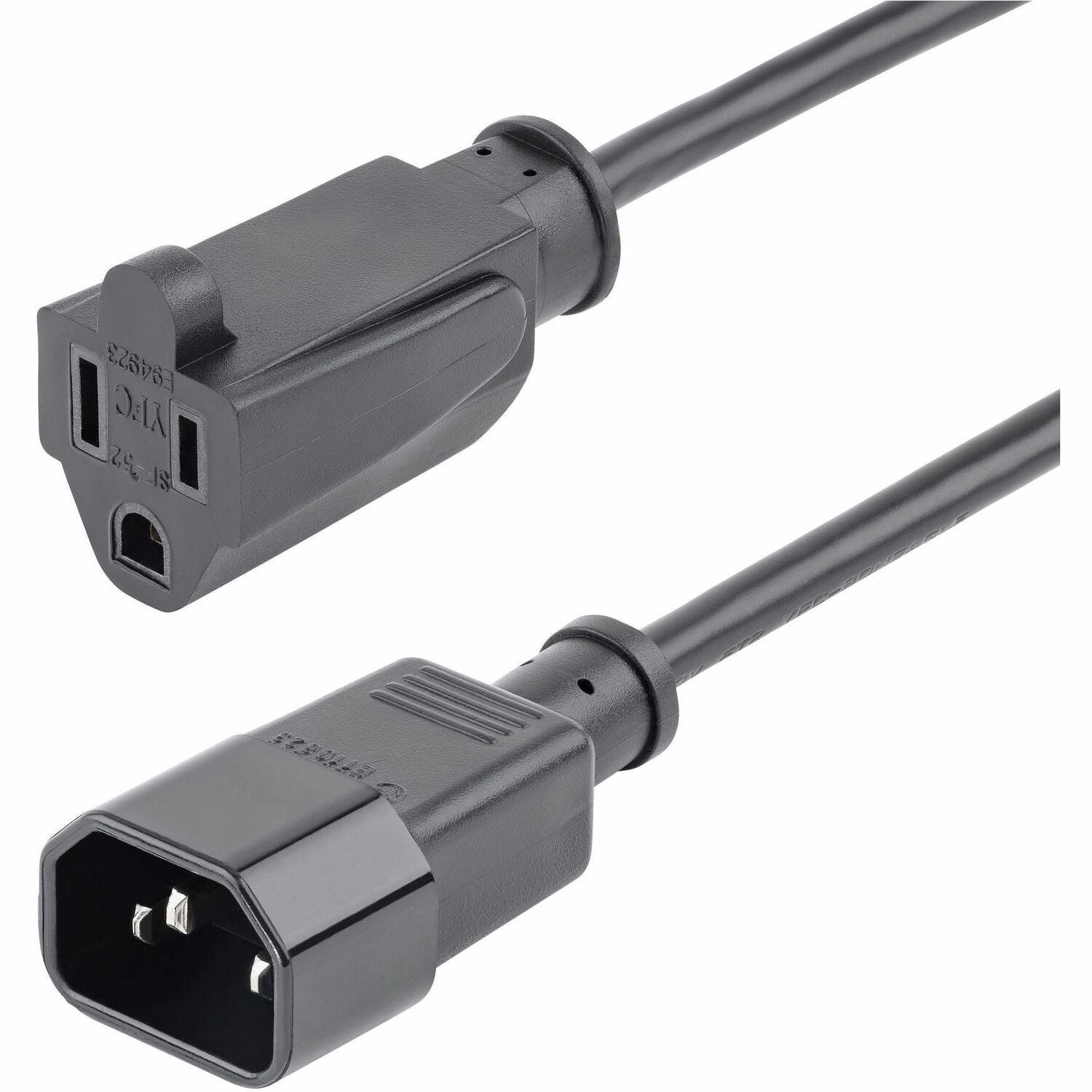 StarTech.com 1 ft. Computer Power Cord - 10-Pack