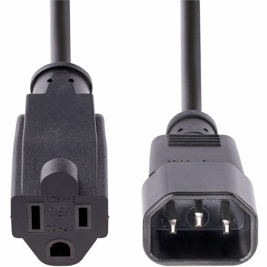 StarTech.com 1 ft. Computer Power Cord - 10-Pack