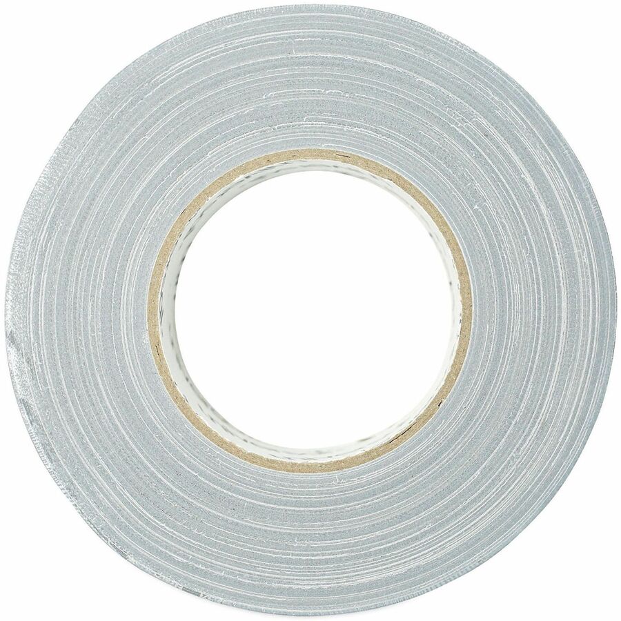 60 yd Length x 1.88" Width x 9.8 mil Thickness - 3" Core - Silver - Natural Rubber - Polyethylene Coated Cloth Backing - 1 Roll