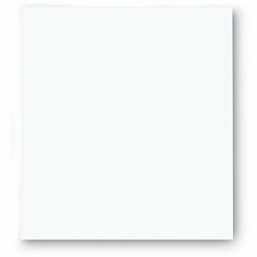 1 Subject(s) - 100 Sheets - Plain - Glued - Unruled Front Ruling - 16 lb Basis Weight - 8" Height x 5" Width - White Paper - 12 / Pack